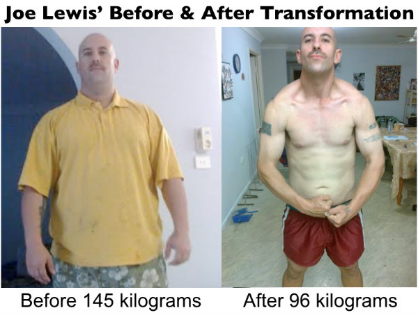 Joe Lewis Physique Transformation