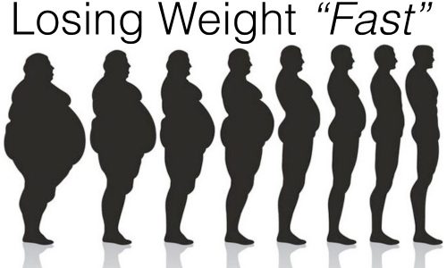 How can I lose a lot of weight really fast?