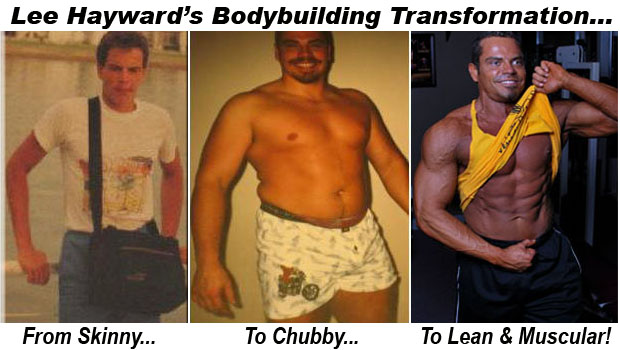 Lee Hayward Before and After Bodybuilding Pictures