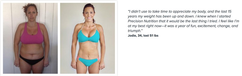 Jodie lost 51 pounds
