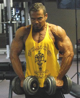 Lee Hayward - Dumbbell Workout Picture