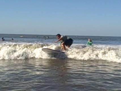 Lee Surfing In Mexico