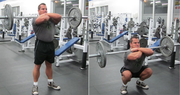 Barbell Front Squats