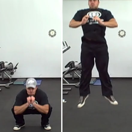 Bodyweight Jump Squats