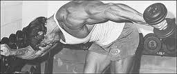 Arnold Doing Tricep Kick Backs