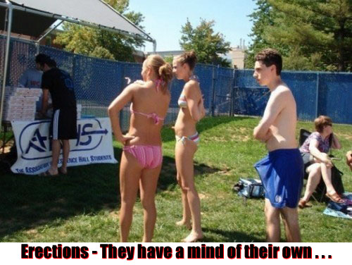 Erections have a mind of their own