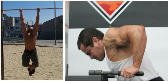 Can you do dips, chin ups, and pull ups without a gym or weights