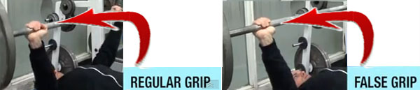 False Grip Bench Press