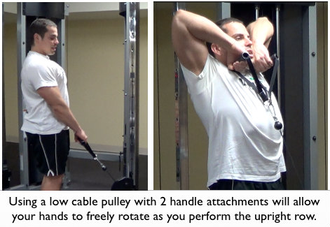 Safe Upright Row Variation To Eliminate Shoulder Pain — Lee