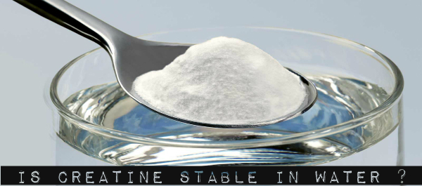 Is creatine stable in water?