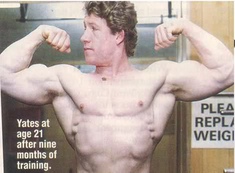 Dorian Yates after 9 months of training