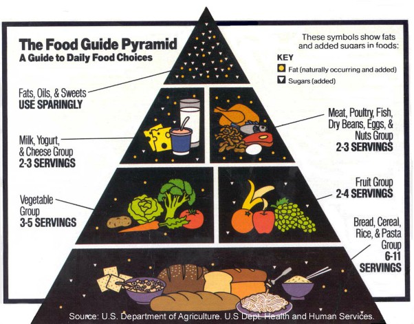 Low Fat Food Guide Pyramid