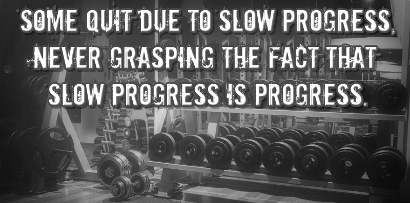 Slow Progress Is Still Progress