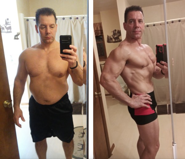 Kevin Falcone Before & After Progress Pictures