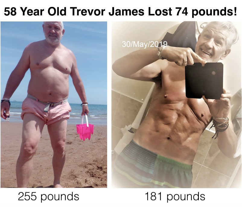 Trevor James Before and After Pics