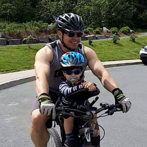 Lee and Harvey Bike Riding