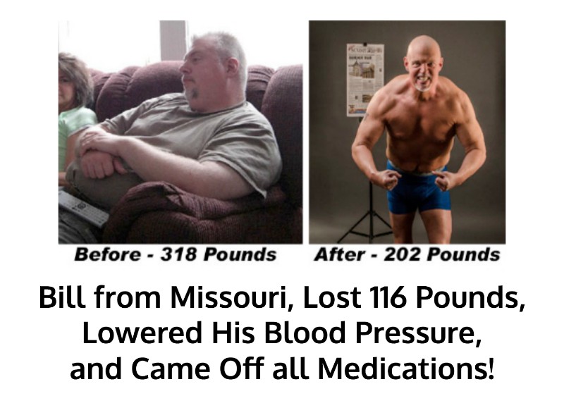 Bill lost 116 pounds and kept it off